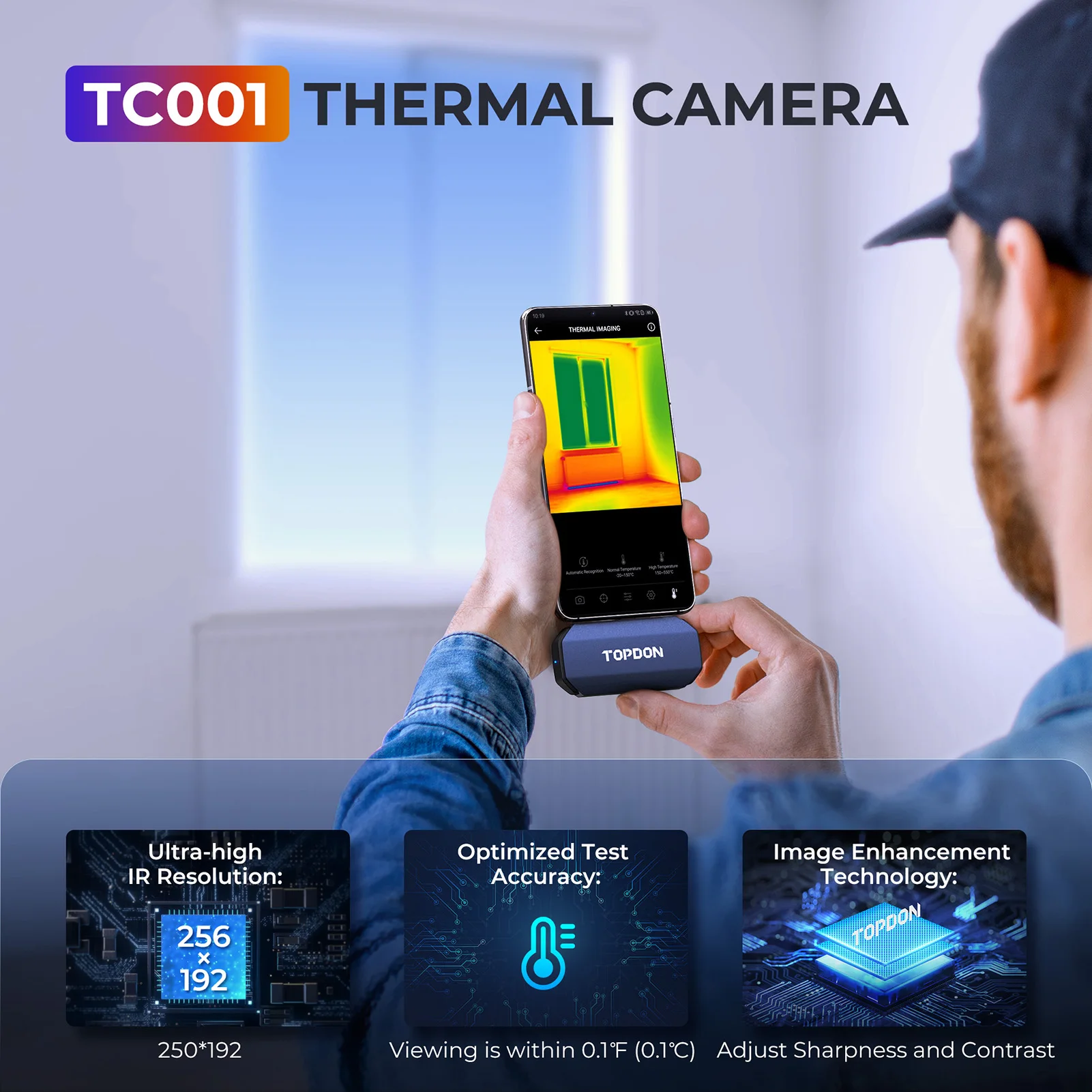 Câmera Térmica Infravermelha T - Topdon Tc001 Thermal Camera avaliação e preço