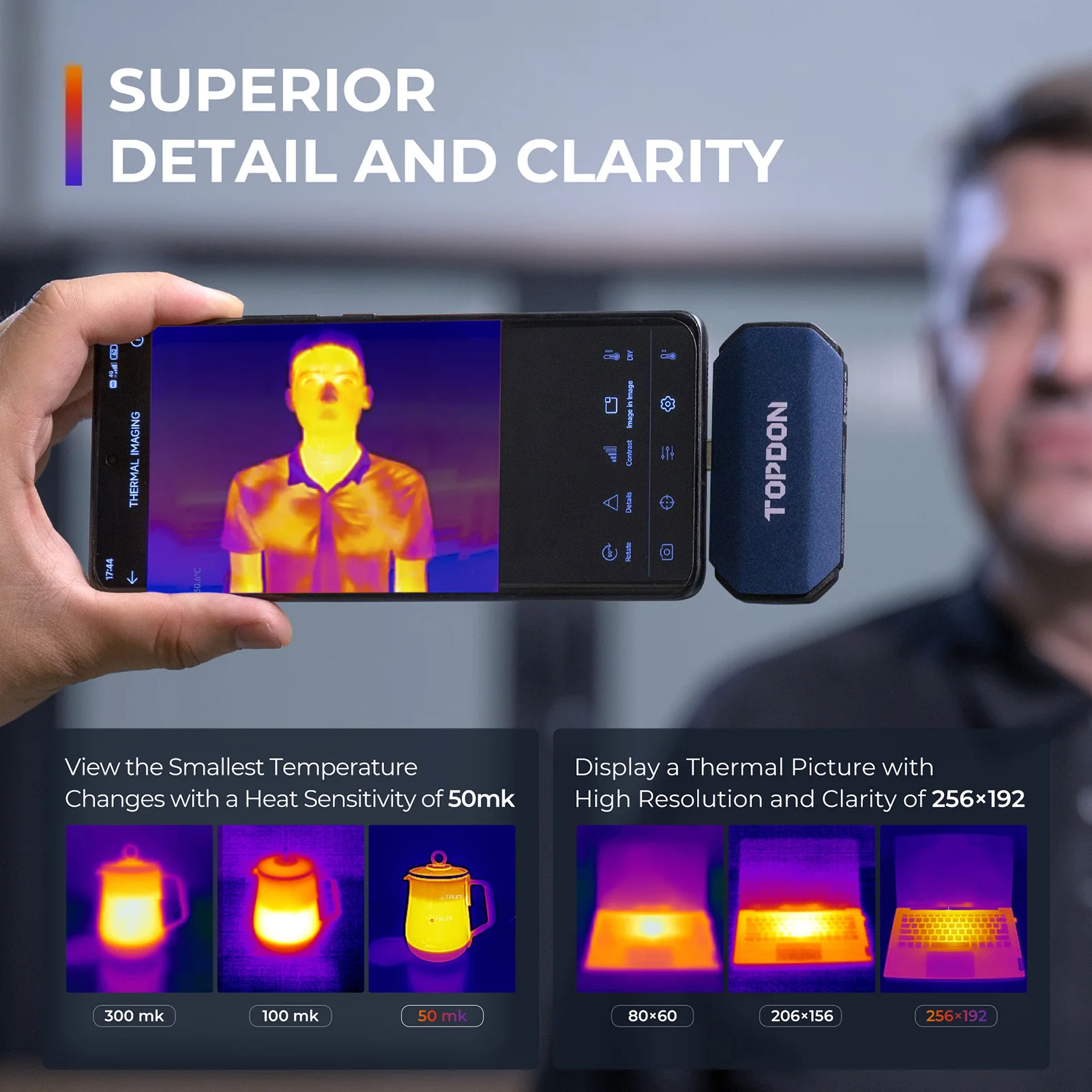 Câmera Térmica Infravermelha T - Topdon Tc001 Thermal Camera avaliação e preço