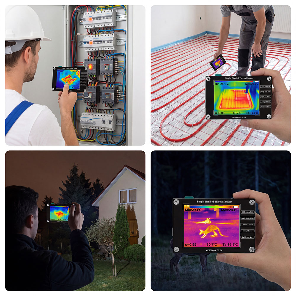 Câmara Termográfica 32*24 -40  - Nf 521 Thermal Imaging Camera avaliação e preço
