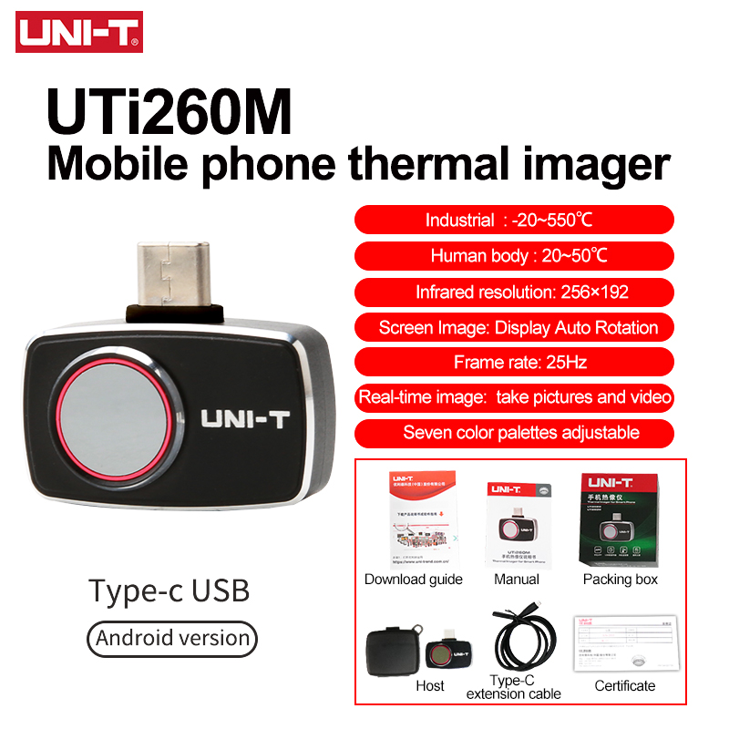 Câmera Termográfica UNI-T para - Thermal Imaging Camera 256X192 avaliação e preço
